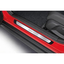 Fams Otomotiv Honda Civic 3D Krom + ABS Kapı Eşiği Koruma Edition Line 2001-2020 Arası 4 Prç. P. Çelik (Parlak)