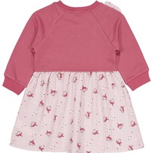 Civil Girls Çiçek Desenli 2-5 Yaş Elbise - Pembe 2-3 Yaş