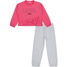 Civil Girls Lacıel Baskılı 6-9 Yaş Eşofman Takımı - Pembe 6-7 Yaş