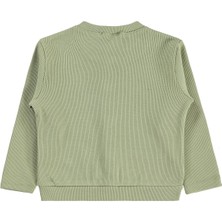 Civil Girls Yakası Fiyonklu 2-5 Yaş Hırka - Yeşil 2-3 Yaş