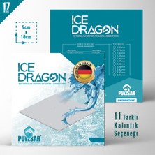 Pullsar Ice Dragon® Thermal/Termal Pad - 100x50 mm | 0,50 mm Kalınlık | 17.0 W/m-K İletkenlik ile Maksimum Soğutma Gücü!
