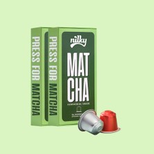 Nilky Matcha Ceremonial Grade 2 X10 Adet Kapsül - Nespresso Uyumlu