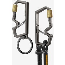 Spigen Anahtarlık Karabina (Kanca) + Şişe Açacağı Gunmetal - AHP08894