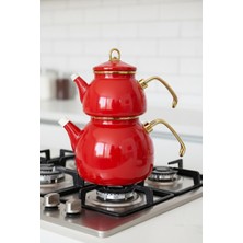 Savaşan Emaye Çaydanlık