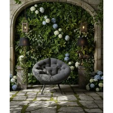 AVYNA Ergonomik Tekli Berjer Koltuk – Modern Şık Tasarım, Yastıklı, Çelik Iskelet, Füme