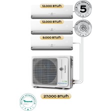 Baymak De Dietrich Clımup Multi Klima 27 Dış/9+12+12 Iç (Montaj Dahil)