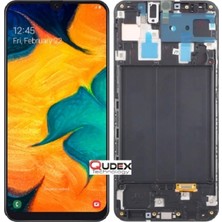 Qudex Samsung Galax A30  (SM-A305F) LCD Ekran Dokunmatik Çıtalı Qr