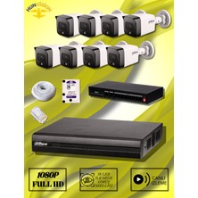 Dahua 2 Mp 8 Kameralı Ip / Bullet Full Paket