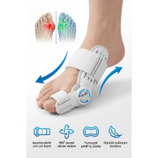 Dempower Başparmak Kemik Düzeltici 180° Esnek Ayarlanabilir Halluks Valgus Aparatı