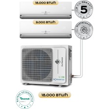 Baymak De Dietrich Clımup Multi Klima 18 Dış/9+18 Iç (Montaj Dahil)