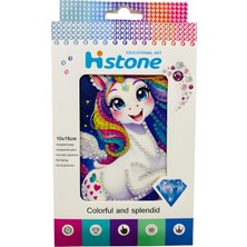 Elegantshop 5d Yapışan Boncuk Goblen Mozaik Tablo Pano 10*15 cm Pegasus