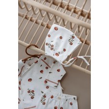 Oh la la Koala For Little Ones Elma Baskılı Pure Hug Serisi Kruvaze 3'lü Takım