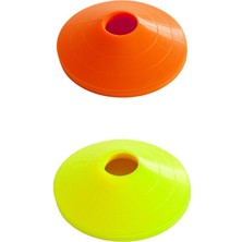 Feyza Design 10'lu Antrenman Çanağı Seti, Sarı ve Turuncu, 17X4,5 Cm, Çok Amaçlı