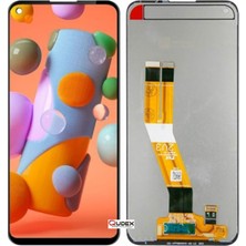 Qudex Samsung Galaxy M11 (SM-M115F) LCD Ekran Dokunmatik Qr