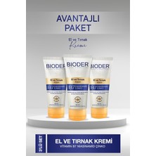 Bioder El ve Tırnak Kremi 50 ml 3 Adet
