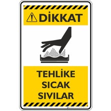 İsg Tabelam 35X50CM/KOMPOZIT/DIKKAT!TEHLIKE Sıcak Sıvılar