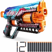 X-Shot Skins Griefer 12 Mermili Sünger Atan Silah 32 cm Shark Thrasher ZR-36561C