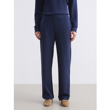 Lcw Lacivert Beli Lastikli Modal Karışımlı Kadın Eşofman Altı