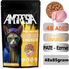 Ambrosia Tavuk Etli Pouch Yetişkin Kedi Maması 48 Adet