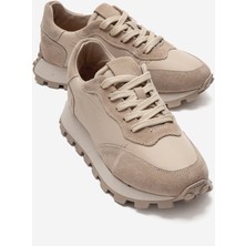 Luvi Amanda Bej Hakiki Deri Kadın Spor Ayakkabı