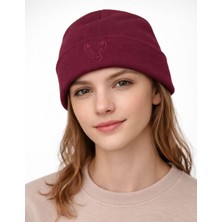 Organickid Forest Yetişkin Bordo Şapka