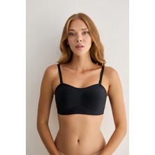 Balensiz Çıkarılabilir Pedli Straplez Dikişsiz Lazer Sütyen