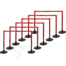 Feyza Design Pratik ve Kullanışlı 55 cm Takozlu Zıplama Seti, 6 Adetli