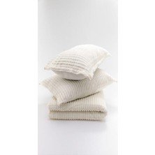 Merinos Modern Line Çift Kişilik 3 Parça Battaniye Seti - 220X240 cm