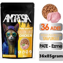 Ambrosia Tavuk Etli Pouch Yetişkin Kedi Maması 36 Adet