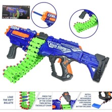 Vardem Şarjlı Şeritli Seri Sünger Mermi Atan Makinalı Oyuncak Tüfek ZC7134