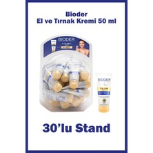 Bioder El ve Tırnak Kremi 50 ml 30'lu Stand