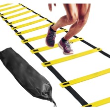 Feyza Design Çok Adımlı Ayarlanabilir Spor Merdiveni, Taşıma Çantasıyla 4 Metre Uzunluk