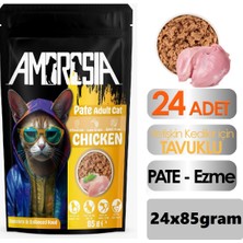 Ambrosia Tavuk Etli Pouch Yetişkin Kedi Maması 24 Adet
