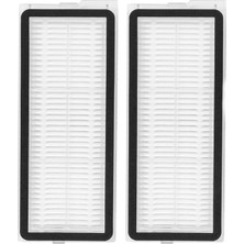 Mija Robot Süpürge Hepa Filtre Xiaomi P10PRO ve Roborock Q Revo Maxv ile Uyumlu 2 Adet