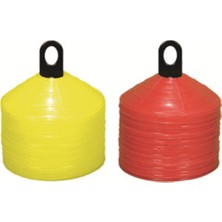 Feyza Design 25 Adet Sarı Kırmızı Antrenman Çanağı, Eğlenceli ve Pratik Set