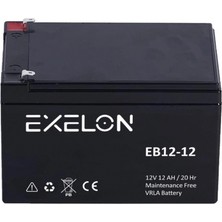 12 Amper 12 Volt Exelon Kuru Tip Akü