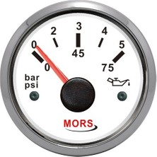 Mors Yağ Göstergesi 5 Bar Beyaz