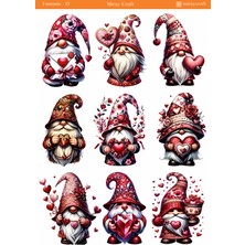 Miray Craft 1 Adet Fantastik Temalı Sticker Sayfası – Journal & Planner (12×17 Cm)