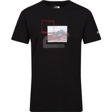 regata Regatta Breezed Iıı Erkek T-Shirt-Siyah