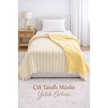 Veronica Line 8 Kat Müslin Çift Yönlü Yatak Örtüsü 170X230