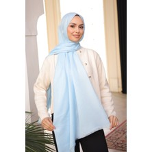 İmaj Butik Bebe Mavi Ipekhan Pamuk Jakarlı Şal