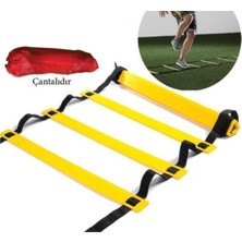 Feyza Design Çantalı 4 Metre Antrenman Merdiveni, 10 Basamak, Ayarlanabilir, Esnek Plastik