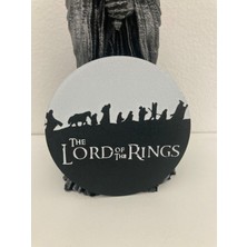 Sora Design Yüzüklerin Efendisi Temalı Bardak Altlığı Fantastik Film Dekoratif Masa Aksesuarı