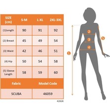 Mustafa Kemal Boztekin Bet's  Kadın Uzun Kollu Yuvarlak Yaka Etek Ucu Şerit Detaylı Mini Dalgıç Elbise