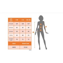 Bet's  Kadın Uzun Kollu Geometrik Yakalı Yandan Yırtmaçlı Uzun Janjan Krep Elbise