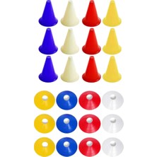 Feyza Design 12'li Antrenman Seti, 17 cm Huni ve Çanaklar, Çok Amaçlı Kullanım