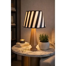 Zmt Design Ahşap Ayaklı Abajur