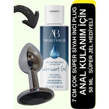 Aşkın Deposu Q Premium x Siyah Elmas Mücevher Taşlı Anal Plug Süper Zarif Gösterişli Üst Düzey Kullanım Konforlu Xanal Plug Jel Hediye