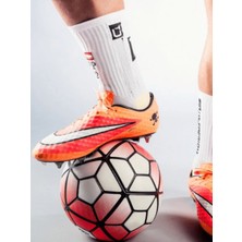 Feyza Design Beyaz Kaydırmaz Silikon Havlu Taban Dikişsiz Sporcu Çorap