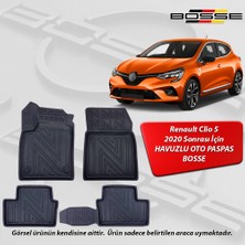 Renault Clio 5 Paspas Araca Özel 2020 Sonrası BOSSE Paspas 3D Havuzlu